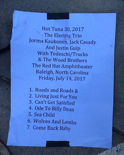 Hot Tuna setlist